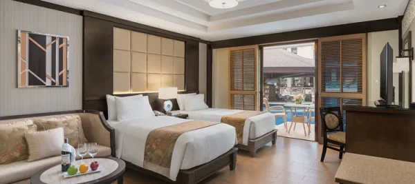 grand room pool henann lagoon